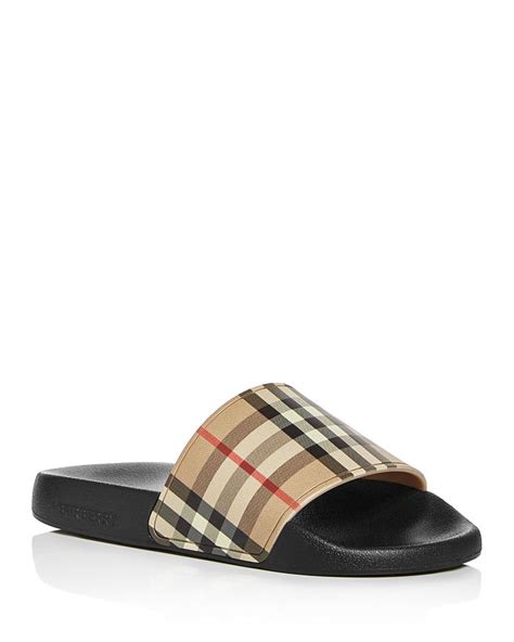 kids burberry slides|burberry women's shoes.